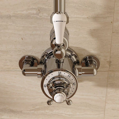 Crosswater Belgravia Thermo Shower Valve with Fixed Head in Chrome