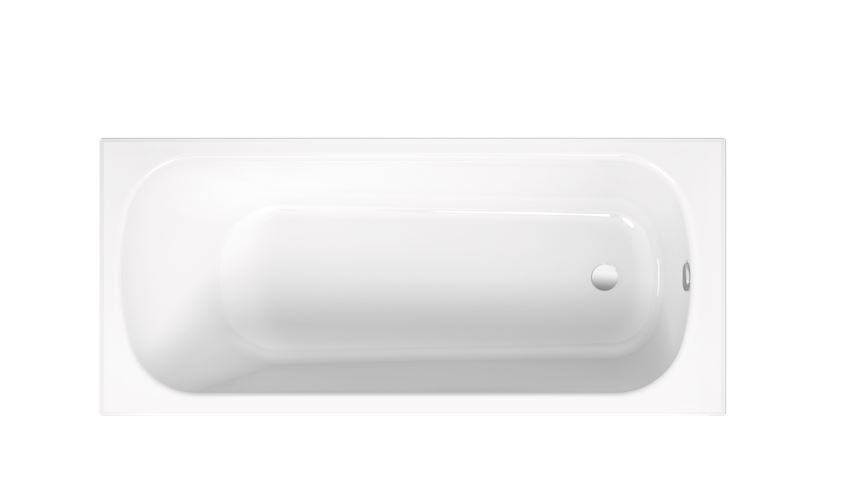 Bette Form 1600 x 750mm No Tap Hole Steel Bath
