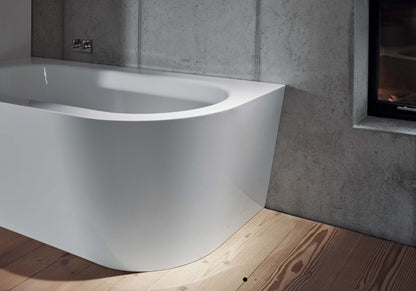 Bette Starlet Iv Silhouette 1850 X 850mm Double Ended Steel Bath No Tap Holes With 1 Rounded Corner