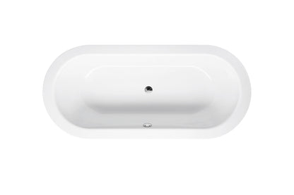 Bette Starlet Oval 1650 X 750mm Double Ended Steel Bath No Tap Hole