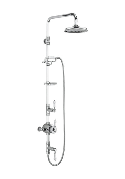 Burlington Stour Thermostatic Exposed Shower Valve 12' Rose