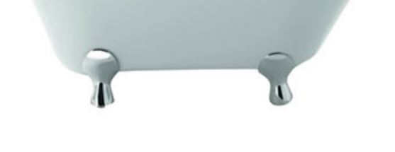 Grantham Freestanding Acrylic Bath Feet Chrome