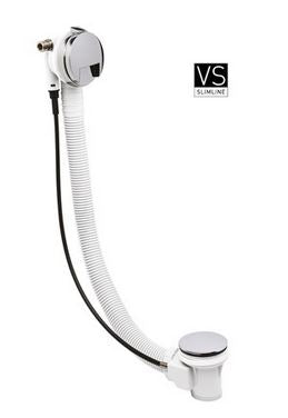 Crosswater MPRO Bath Filler WithPop-up Waste Chrome