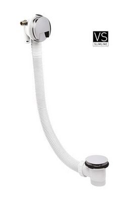 Crosswater MPRO Bath Filler With Clcik Clack Waste Chrome