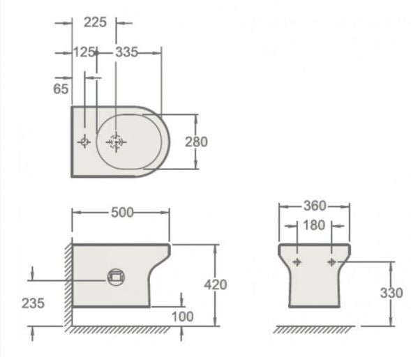 Essentials Alma Wall Hung Bidet: Modernity Meets Practicality