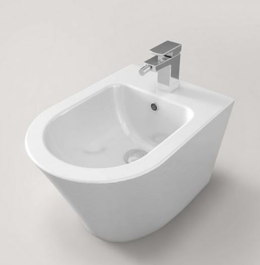 Essentials Arco Wall-Hung Bidet 520mm