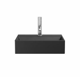 Crosswater Beck Cloakroom Basin Inc Waste 1TH 40x30cm Black Matt