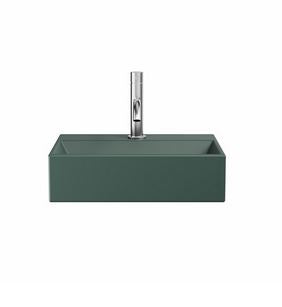 Crosswater Beck Cloakroom Basin Inc Waste 1TH 40x30cm Green Matt