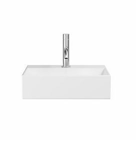 Crosswater Beck Cloakroom Basin Inc Waste 1TH 40x30cm White Gloss