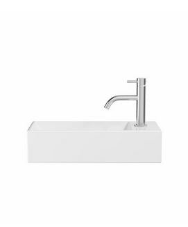 Crosswater Beck Cloakroom Basin Inc Waste 1TH 45x20cm White Gloss