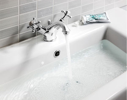 Crosswater Belgravia Crosshead Basin Monobloc Chrome