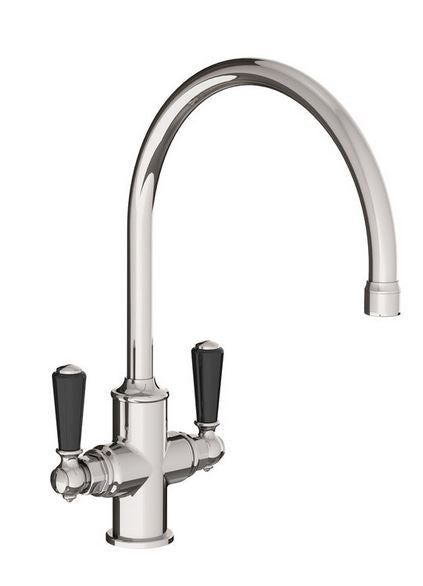 Lefroy Brooks Black Lever Monobloc Kitchen Sink Mixer