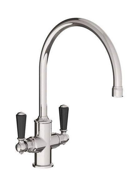 Lefroy Brooks Black Lever Monobloc Kitchen Sink Mixer