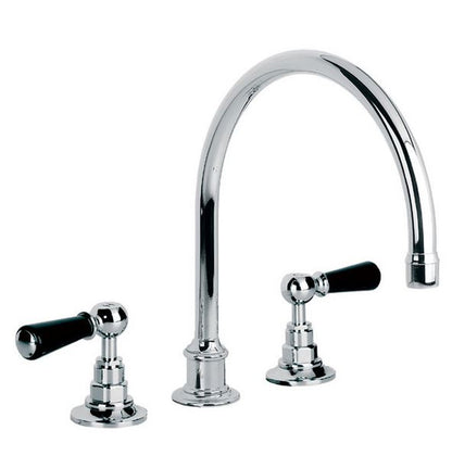 Lefroy Brooks 3 Tap Hole Kitchen Mixer & Click Up Waste