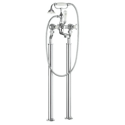 Crosswater Belgravia Crosshead Bath Shower Mixer with Kits & Legs
