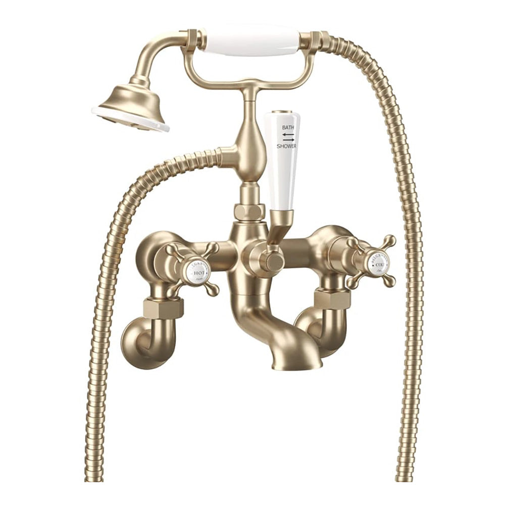 Crosswater Belgravia Wall Mounted Crosshead Bath Shower Mixer