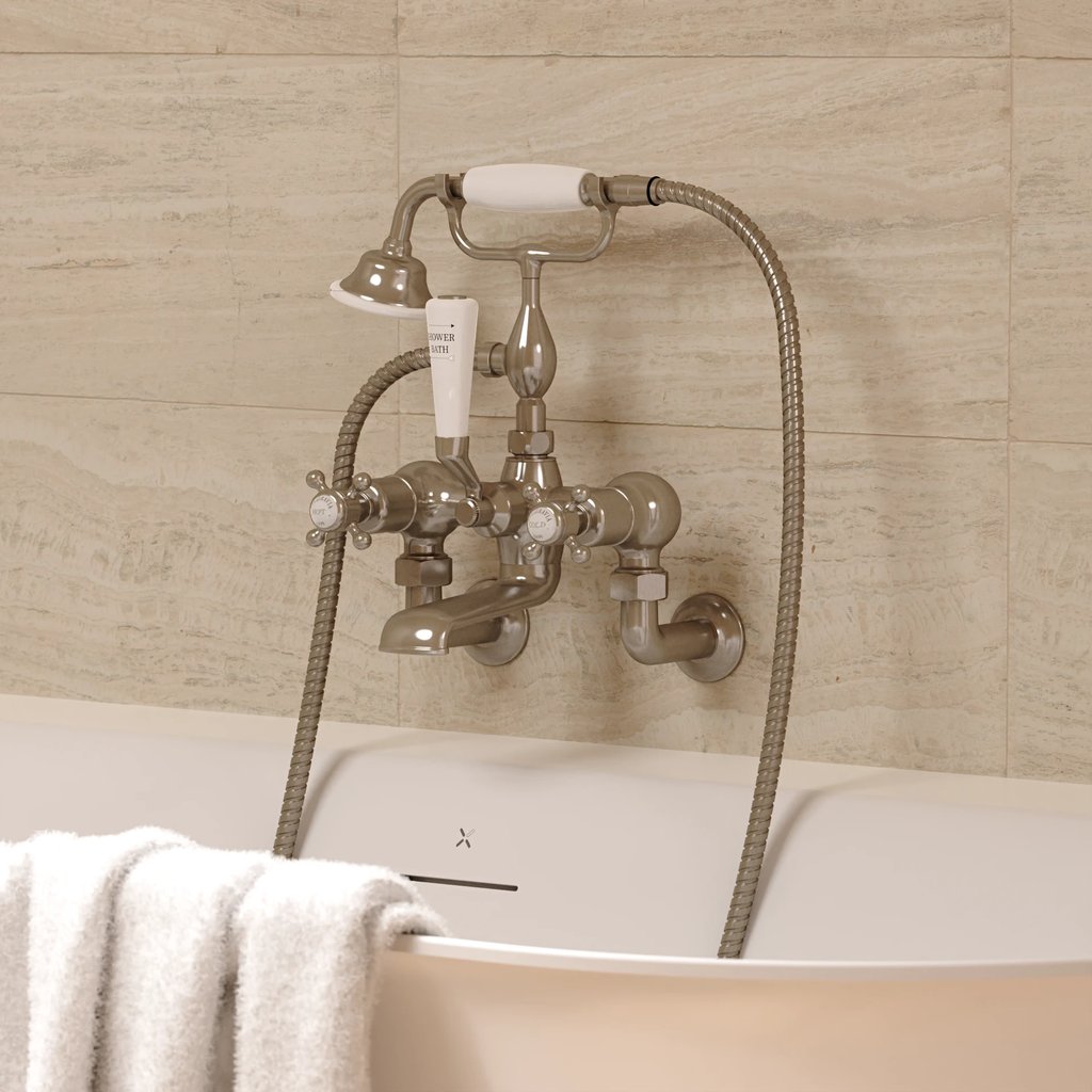 Crosswater Belgravia Wall Mounted Crosshead Bath Shower Mixer
