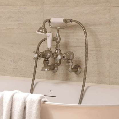 Crosswater Belgravia Wall Mounted Crosshead Bath Shower Mixer