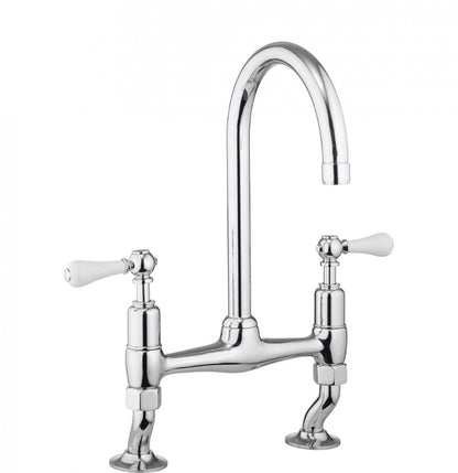 Crosswater Belgravia Lever Dual lever kitchen mixer chrome