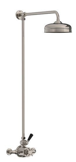 Godolphin Exposed Shower Valve w/ Riser & 8' Rose