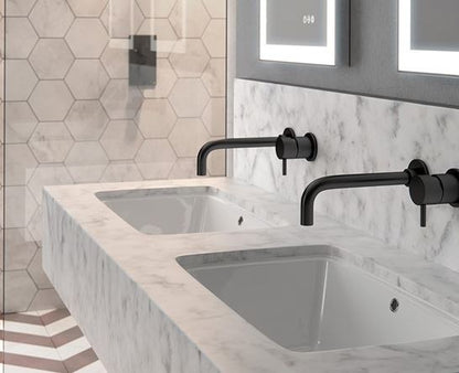 Crosswater MPRO Wall Mounted Basin Mixer Matt Black