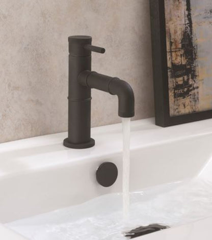 Crosswater MPRO Industrial Monobloc Basin Mixer Carbon Black