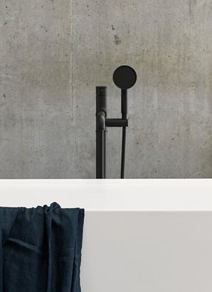 Crosswater MPRO Industrial Bath Shower Mixer Carbon Black