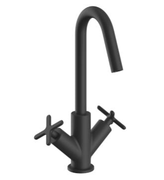 Salcombe 1 Tap Hole Basin Mixer Matt Black