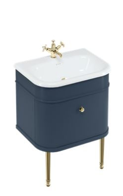 Chalfont 650mm Single Drawer Unit Only - Blue