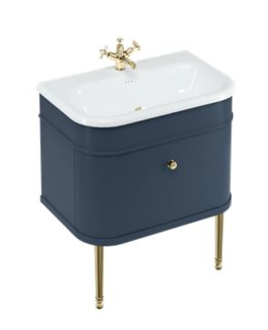 Chalfont 750mm Single Drawer Unit Only - Blue