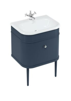 Chalfont 650mm Single Drawer Unit Only - Blue
