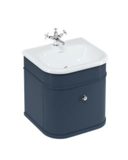 Chalfont 550mm Single Drawer Unit Only - Blue
