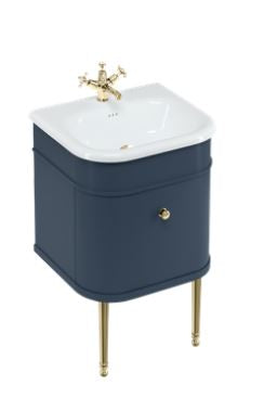 Chalfont 550mm Single Drawer Unit Only - Blue