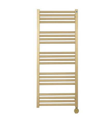Crosswater MPRO 480 x 1140mm Electric Towel Rail Brushed Brass
