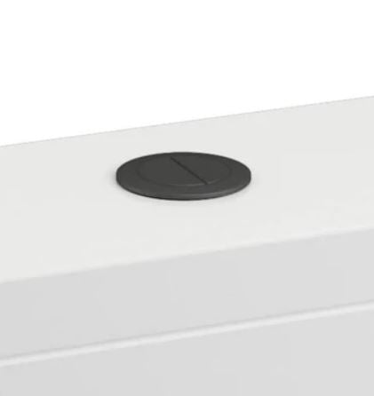 Britton Cistern Flush Button Matt Black