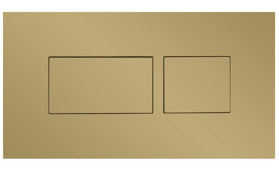 Britton 200mm  Flush Plate for Bathroom in Brushed Brass