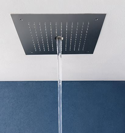 Crosswater MPRO Stream Shower Head Brushed Stainless Steel