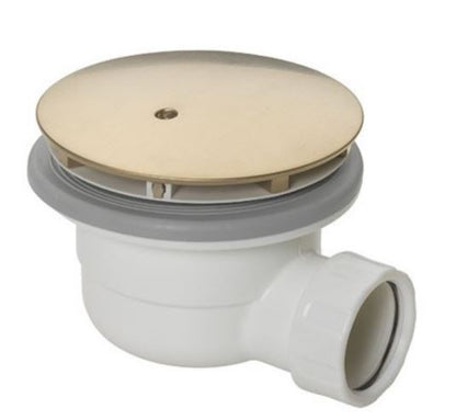 Crosswater 90mm Brushed Brass High Flow Shower Waste