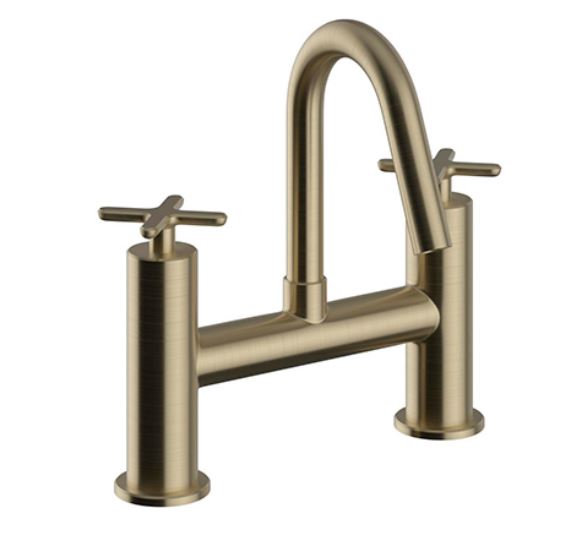 Salcombe Bath Filler Brushed Brass
