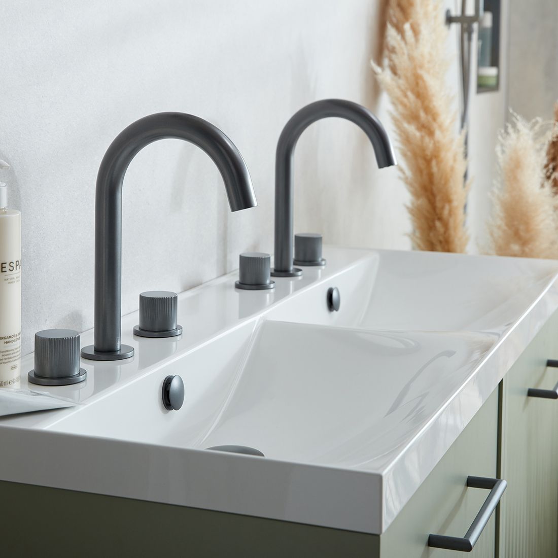 Vado Safari Leverless Three Hole Deck Mounted Basin Mixer