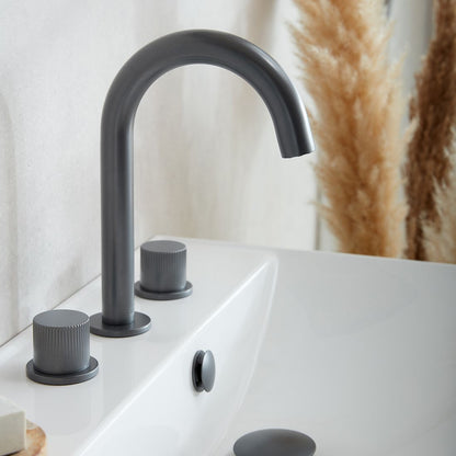 Vado Safari Leverless Three Hole Deck Mounted Basin Mixer