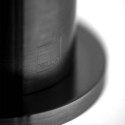 VADO Knurled Accents Slimline Tall Mono Basin Mixer