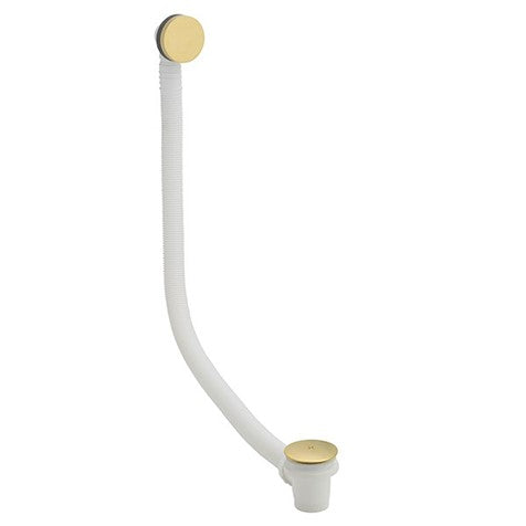Crosswater Bath Click Clack Waste-Brushed Brass