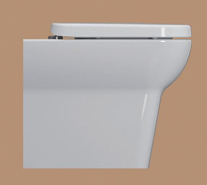 Essentials Suburb /Xcite /Flite Back To Wall 520mm Short Projection WC