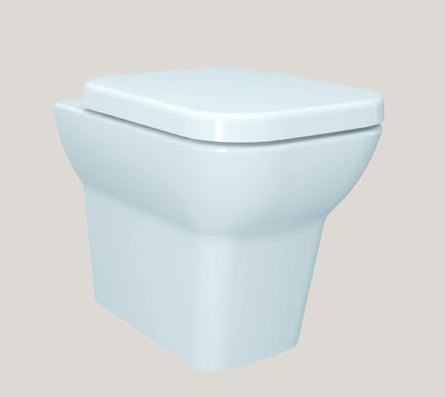 Essentials Suburb /Xcite /Flite Back To Wall 520mm Short Projection WC