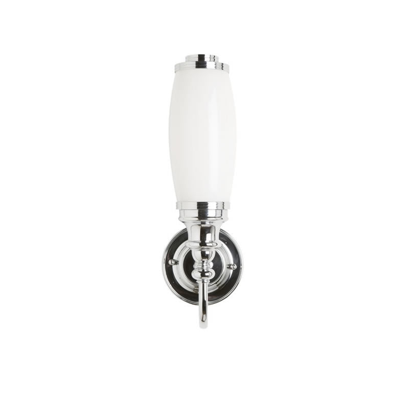 Burlington Burlington Ornate light w/ opal glass tube shade