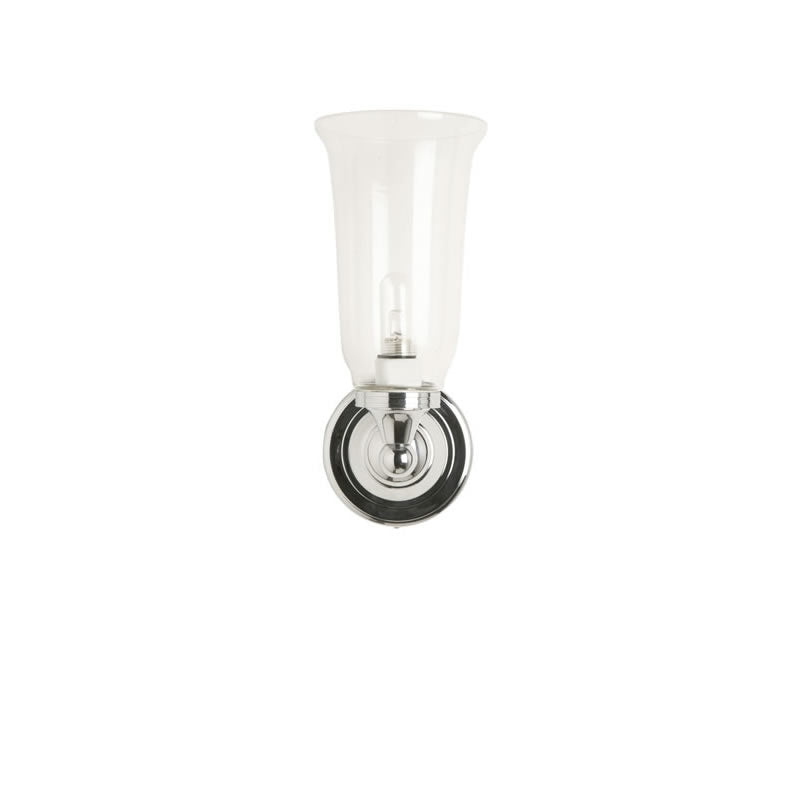 Burlington Burlington Round light w/ clear glass vase shade
