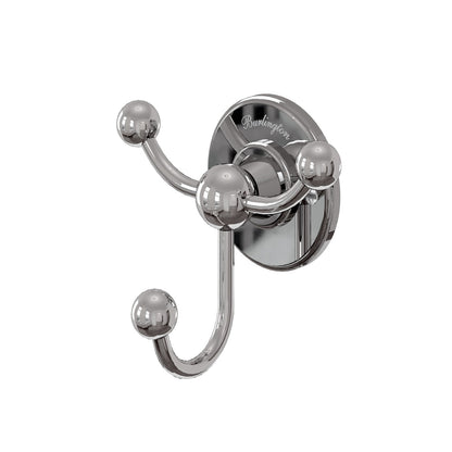 Burlington Edwardian Wall Mounted Triple robe hook