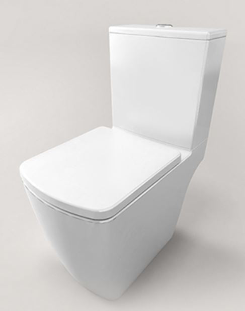 Essentials Ravine Soft Close Quick Release Duraplus Seat White