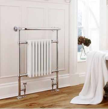 SW6 Crown 500mm x 945mm Chrome Towel Rail